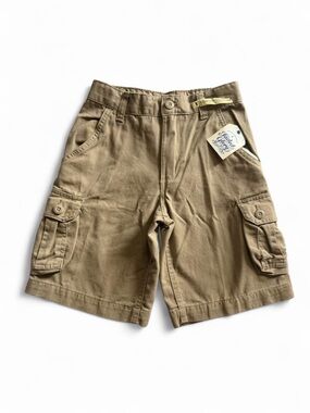 Faded Glory Boys Khaki Cargo Shorts Size 8 NWT